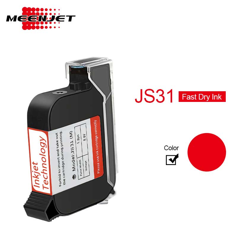 Red Solvent Ink Cartridges for Printer