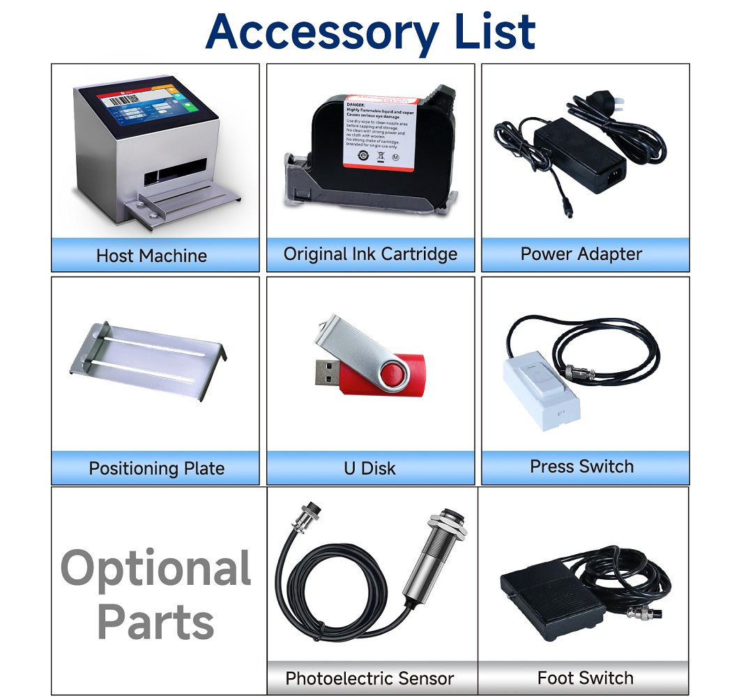 MD1 Desktop Inkjet Coding Machine