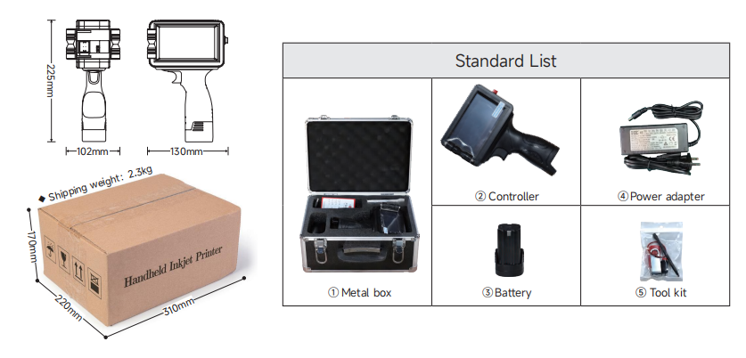 M6 Handheld Inkjet Printer