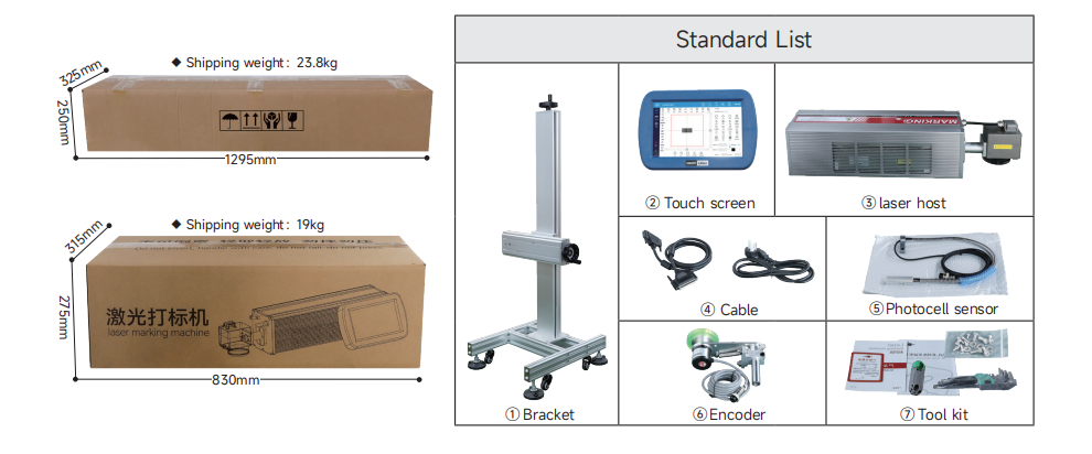 CO2 Laser Marking Machine 30W 40W 60W